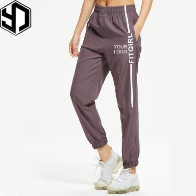 China 2020 High Quality Sporty Waist Workout Anti-wrinkle Gym Running Pants For Women for sale