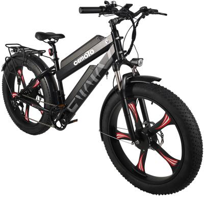 China 500W*2 Dual Aluminum Alloy Long Drive Distance Battery Motors 26 Inch Electric Bike With Fat Tire for sale