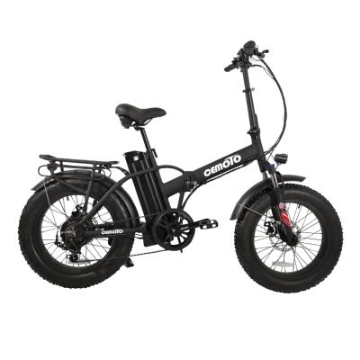 China Hot Selling Aluminum Alloy E-Bike 48V 500W Long Range Lithium Battery E-bike Mini 20 Inch Folding Fat Tire Electric Bicycle For Boy for sale