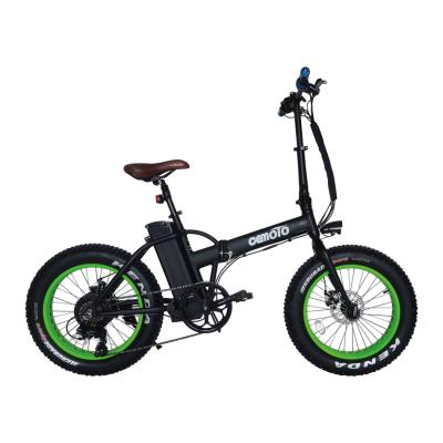 China Hot Selling Aluminum Alloy Full Suspension 48V 500W/750W E-Bike With Lithium Battery 20 Inch Foldable Fat Tire Electric Bike For Adults for sale