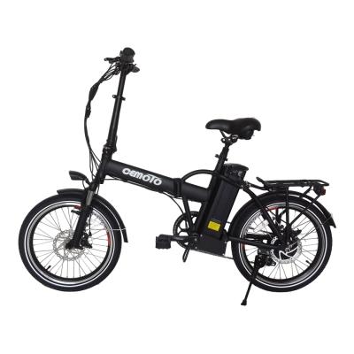 China Competitive Price 36V Aluminum Alloy Electric Bike 7 Speed ​​Gears Motor 350W Lithium Battery 20 Inch Mini Folding Electric Bicycle For Boy for sale