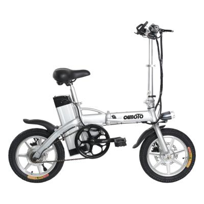 China Hot Selling Aluminum Alloy Cheap Foldable E-Bike 48V 350W 14 Inch Alloy Wheels Mini Electric Folding Bike for sale