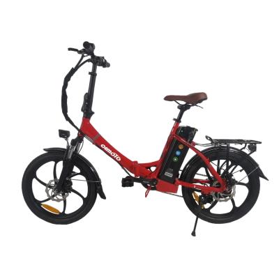 China Hot new product aluminum alloy e-bike 48V mini 20 inch lithium battery demountable electric folding bike for women for sale