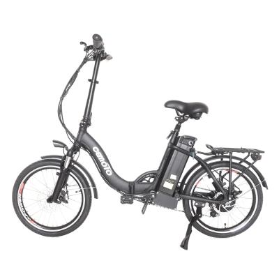 China 48V 350W 20 Inch 7 Speed ​​Popular Aluminum Alloy Aluminum Alloy 48V 350W Lithium Battery Disc Brake Mini Folding Electric Dismountable Bicycle For Girl for sale