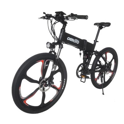 China Multi-color high-efficiency aluminum alloy 36V 10AH lithium battery 26 inch mountain electric bicycle for sale