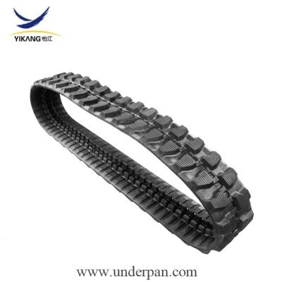 China 250x52.5x76N rubber track for excavator drilling rig crane undercarriage parts for sale