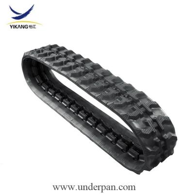 China 250x52.5x76N rubber track for excavator drilling rig crane undercarriage parts for sale