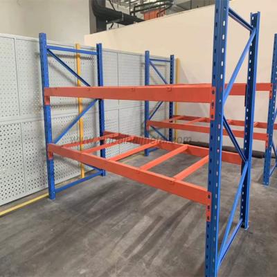 China Corrosion Protection Heavy Duty Pallet Rack For Putting Wooden Or Wire Board Deck With B Beam for sale