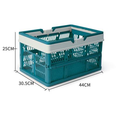 China 1)Supermarket 2)shops 3)new large store car storage foldable vegetable basket to save space for sale