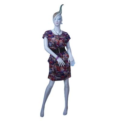 China Other wholesale clothing props mannequin hanger kitchen window display mannequin casual high gloss color female mannequin for sale