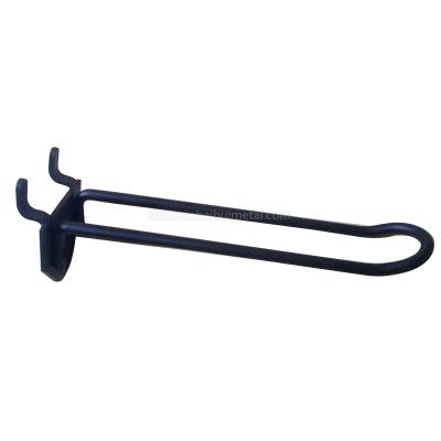 China 1)Supermarket 2)clothing stores factory direct sales of high quality Apple Double-wire back hooks of various sizes metal shelf panel holes Double-wire hooks for sale