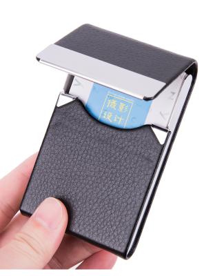 China 2021 New Personalized Business Casual Metal Business Card Case Unisex Card Holder Personalized for sale