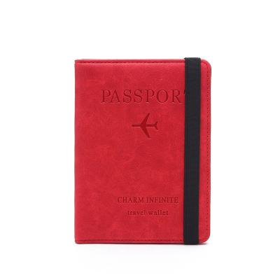 China Multifunctional RFID Passport Card Case Fashion RFID Passport Holder Travel Case Portable Protector for sale