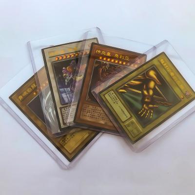 China Vintage New 35 Game Card Case Card Holder Transparent Film Sleeve Card Holder Silk Material Outer Cover Can Be Customized for sale