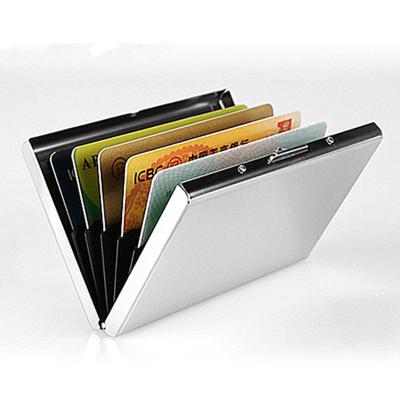 China RFID Blocking Protect Holder Metal Aluminum Credit Card Package Fashion Card Protector for sale