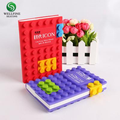 China The Busy Person Educational Funny Toy Creative Business Silicone Notebook Busy Person Notebook Cover Paper Snap A5 A6 A7 for sale