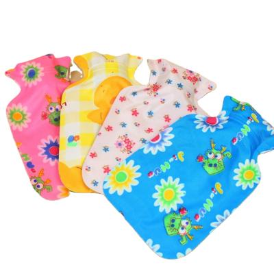 China FLANNEL Winter Hot Water Bag Safety PVC Hot Water Bag Cartoon Kids Hot Water Bag Large for sale