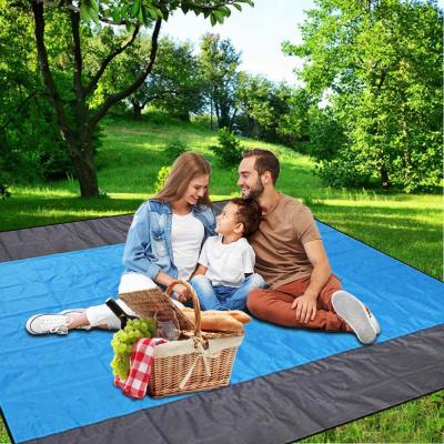 China Foldable Beach Mat Travel Beach Camping Sandfree Pocket Waterproof Outdoor Blanket for sale