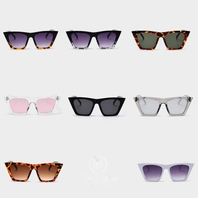 China Fashion sunglasses 2021 retro luxury custom made sunglasses 2022 cat eye UV400 men and women new style fashion designer wholesale high quality for sale