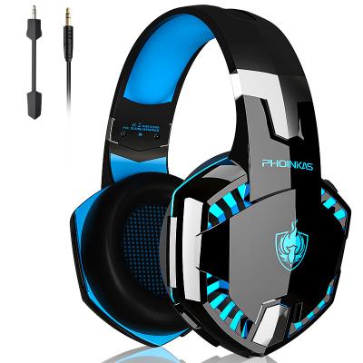 China Factory Direct Wireless Headband PHOINKAS G2000 BT Wired Gaming Headset 3.5mm Stereo Surround - Sound PC Earphone Game for sale