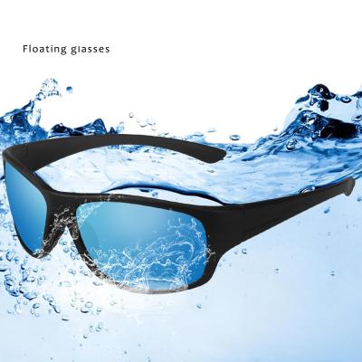 China Logo Water Sports Fishing Sunglasses Custom Protective Wholesale Polarized Lenses Floating Sunglasses 2022 New Sports Glasses for sale