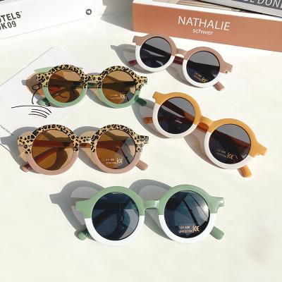 China Round Sunglasses Girl Round Children's Sunglasses Personalized Baby Fashion Shade Sun Glasses 2022 for sale