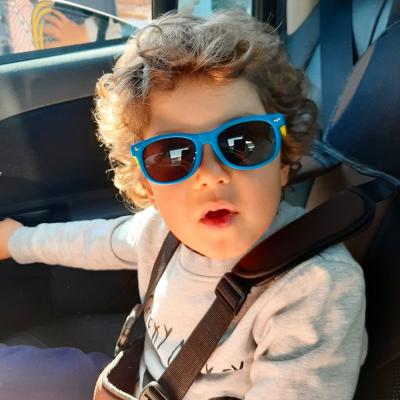 China Fashion Sunglasses 2021 New Children's Sunglasses Polarized Baby Rubber Flexible Plastic Sunglasses for sale