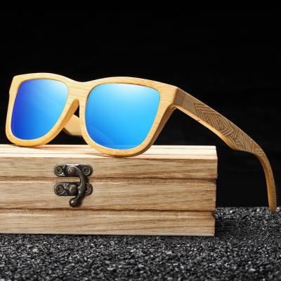 China 2021 New Fashion High Quality Wooden Designer Sunglasses Luxury Retro Custom Polarized Bamboo Wooden Sunglasses For Men And Women 2022 for sale