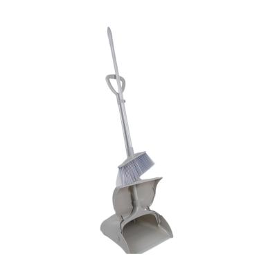 China Hot Selling Hotel and Supermarket Big Broom for Hotels Commercial Wind Proof Heavy Duty Stand Upright Broom and Dustpan Household Cleaning for sale