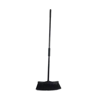 China New outdoor black multifunctional heavy broom only long for outdoor/indoor use widen broom head 1.3inch broom set for sale