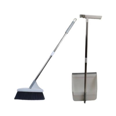 China New Foldable Chinese Factory Home Broom Dustpan Set Does Not Take Up Space Folding Broom Home Floor Corner Cleaning for sale