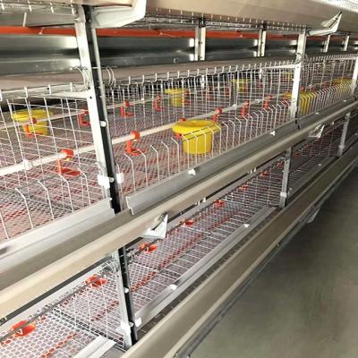 China Type 3 Tiers Breeder Full Automatic Vertical H Farms Pullets Raising Battery 120birds Egg Layer Chicken Brood Cage System For Sale for sale