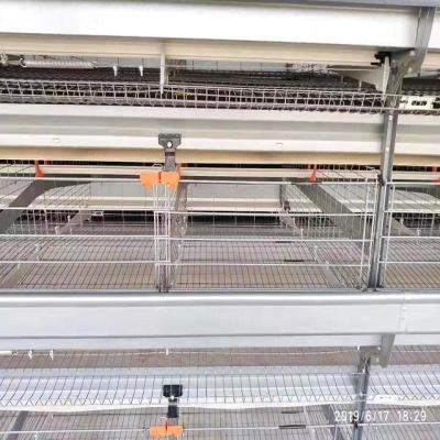 China Fully Automatic H-frame Style 4 Tiers Egg Chicken House Design System Battery Hen Layer Cage Poultry Farm Equipment for sale