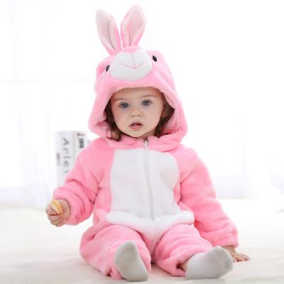 China Custom Infant Flannel Baby Toddler Christmas Dress Casual Unisex Animals Lovely Clothes with Plush Toys for sale