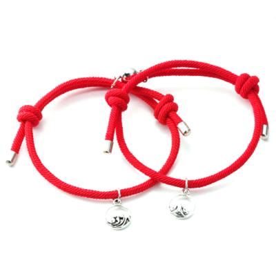 China FASHIONABLE DIY Woven Rope Braided Bracelet Friendship Adjustable Unisex Handcrafted Bracelets for sale