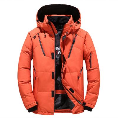 China OEM Custom Men's Warm Hood Windbreaker Winter Coat Down Jacket Men Design Good Quality Plus Size Puffy New for sale