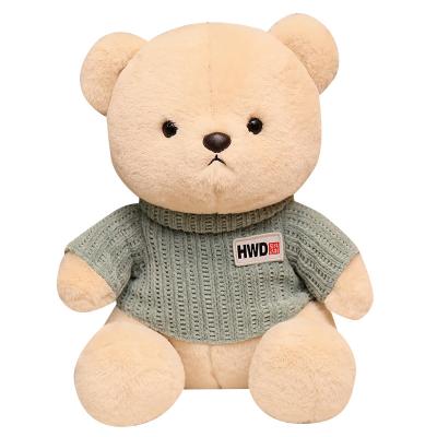 China Plush Soft Stuffed Toy Promotional Gifts Kids Plush Bear Soft Toys Factory Wholesale 25cm 35cm 50cm Teddy Bear With Shirt Teddy Bear for sale