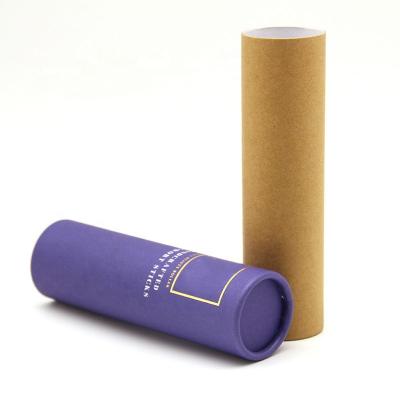 China Eco Friendly Recycled Materials Cardboard Tube Cosmetic Packaging Containers For Cosmetic Bottles for sale