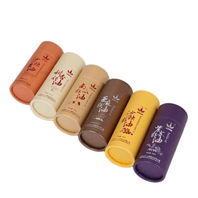 China Recyclable Round Tea Round Box Gift Paper Tube Lipstick Packaging Paper Tube Cylinder Gift Box Paper Tube for sale