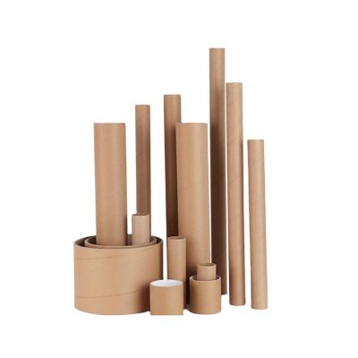 China Other Eco Friendly Recycled Biodegradable Paper Tube Round Kraft Cylinder Paper Tube Roll Core for sale