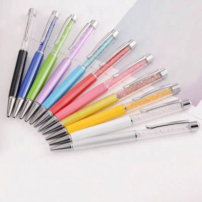 China Promotional Pen Factory sells high quality diamond ball metal metal promotion crystal pen wholesale pen with custom logo for sale