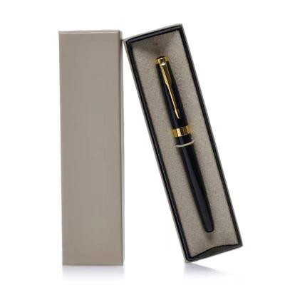 China Factory Wholesales Custom Fountain Pen Metal Logo Set Gift Luxury Black Box Student for sale