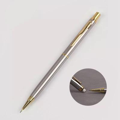 China Custom Logo Drawing Mechanical Click Metal Promotional Gift Office Supply Pencils for sale