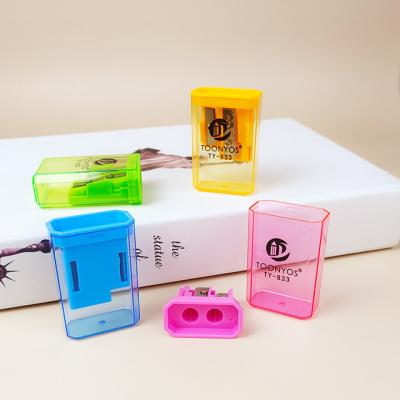 China cheap sharpener for kid school stationery wholesale customized colorful pencil sharpener for kids 833 for sale