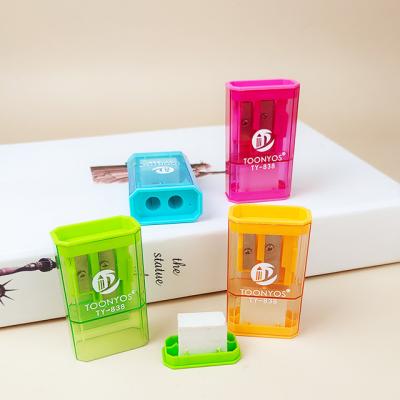 China Original Design 2 Hole Sharpener Fancy Design Pencil Sharpeners For Kids TY-838 for sale