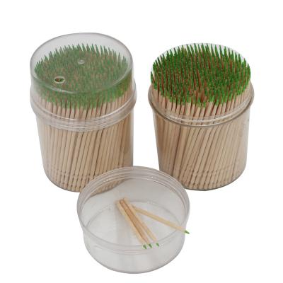 China Hot Selling 2.2*65 Mm Disposable One Item Carved Wooden Toothpick Mint for sale