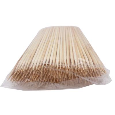 China Food Grade Disposable Single Pointed Barbecue Easily Cleaned Bamboo Stick for sale