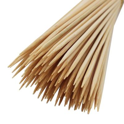 China Easily Cleaned High Quality Diameter 2.5mm 3mm Uncoated Round Bamboo Skewer for sale