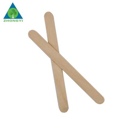 China China Factory Best Quality Stocked 100% Birch Round Edge Surface Polished Smooth Disposable Coffee Sticks Wooden Coffee Stirrer for sale