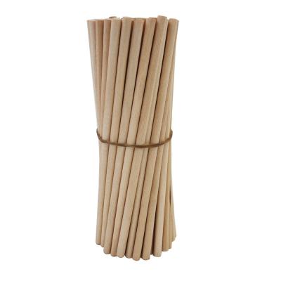 China China High Quality Customized Size Solid Wooden Sticks Round Finger Wooden Rods Pin For DIY for sale